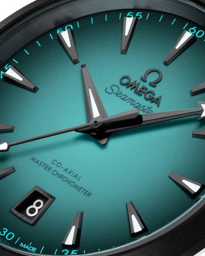 Omega New Seamaster Aqua Terra 150M 38 mm, stål på gummiband 220.32.38.20.03.001 - Bild 4