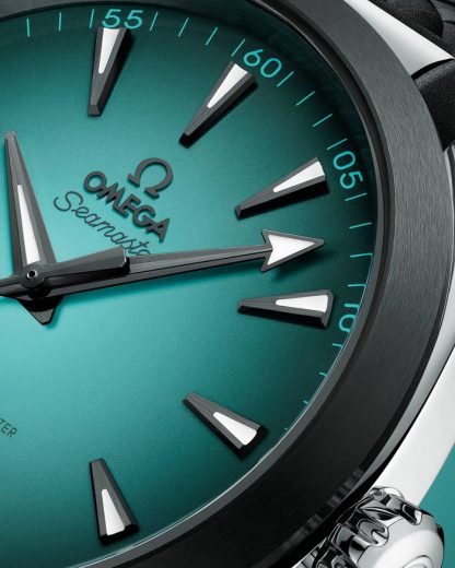 Omega New Seamaster Aqua Terra 150M 41 mm, stål på gummiband 220.32.41.21.03.001 - Bild 5