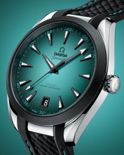 Omega New Seamaster Aqua Terra 150M 41 mm, stål på gummiband 220.32.41.21.03.001 - Bild 6