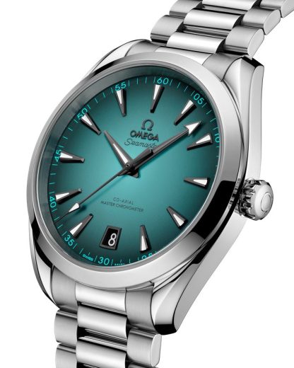 Omega New Seamaster Aqua Terra 150M 41 mm, stål på stål 220.10.41.21.03.006 - Bild 3