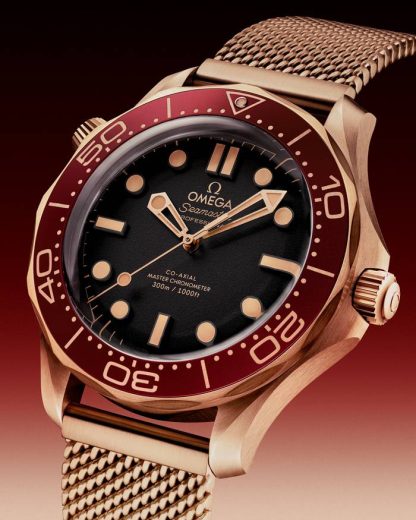 Omega New Seamaster Diver 300M 42 mm, bronsguld på bronsguld 210.90.42.20.01.003 - Bild 3