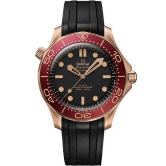 Omega New Seamaster Diver 300M 42 mm, bronsguld på gummiband 210.92.42.20.01.003