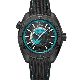 Omega New Seamaster Planet Ocean 600M 45,5 mm, svart keramik på gummiband 215.92.46.22.01.006