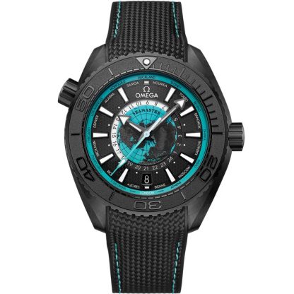Omega New Seamaster Planet Ocean 600M 45,5 mm, svart keramik på gummiband 215.92.46.22.01.006