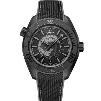 Omega New Seamaster Planet Ocean 600M 45,5 mm, svart keramik på gummiband 215.92.46.22.01.007