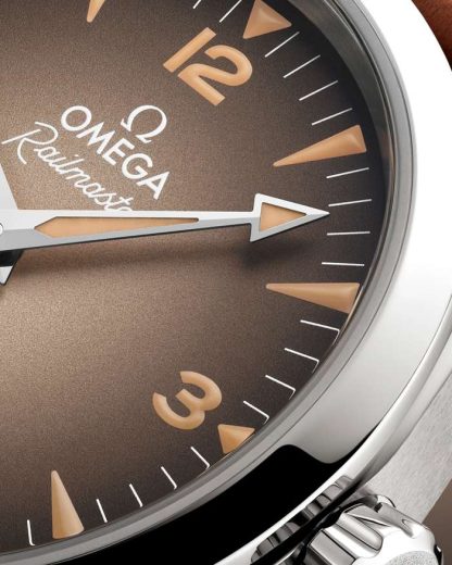 Omega New Seamaster Railmaster 38 mm, stål på läderband 235.12.38.20.13.001 - Bild 5