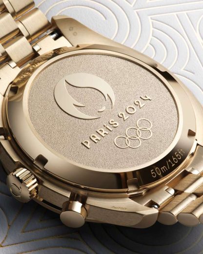 Omega Paris 2024 Speedmaster Chronoscope 43 mm, Moonshine™ guld på Moonshine™ guld 522.60.43.51.02.001 - Bild 3