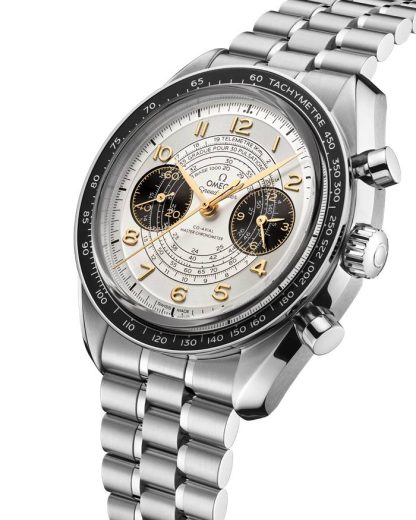 Omega Paris 2024 Speedmaster Chronoscope 43 mm, stål på stål 522.30.43.51.02.001 - Bild 3