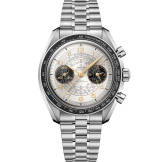 Omega Paris 2024 Speedmaster Chronoscope 43 mm, stål på stål 522.30.43.51.02.001