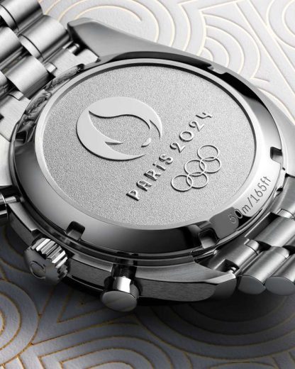 Omega Paris 2024 Speedmaster Chronoscope 43 mm, stål på stål 522.30.43.51.02.001 - Bild 5