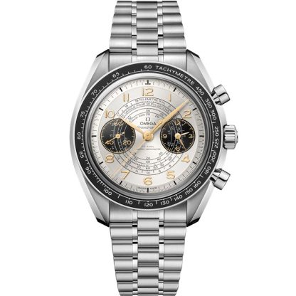 Omega Paris 2024 Speedmaster Chronoscope 43 mm, stål på stål 522.30.43.51.02.001