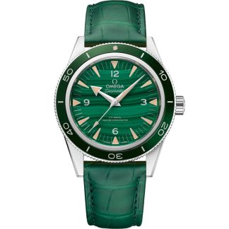Omega Seamaster 300 41 mm, platina på läderarmband 234.93.41.21.99.001