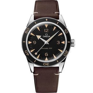 Omega Seamaster 300 41 mm, stål på läderrem 234.32.41.21.01.001