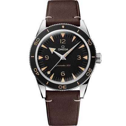 Omega Seamaster 300 41 mm, stål på läderrem 234.32.41.21.01.001