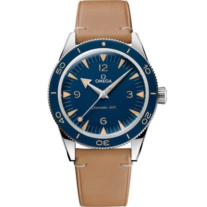 Omega Seamaster 300 41 mm, stål på läderrem 234.32.41.21.03.001
