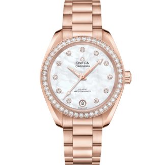 Omega Seamaster Aqua Terra 150M 34 mm, Sedna™ guld på Sedna™ guld 220.55.34.20.55.001