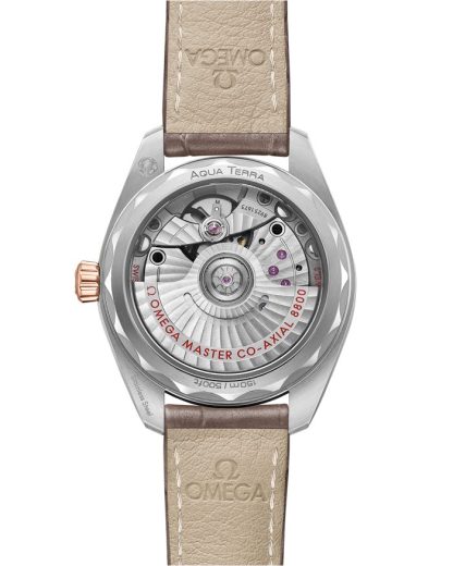 Omega Seamaster Aqua Terra 150M 34 mm, stål - Sedna™-guld på läderrem 220.23.34.20.06.001 - Bild 2