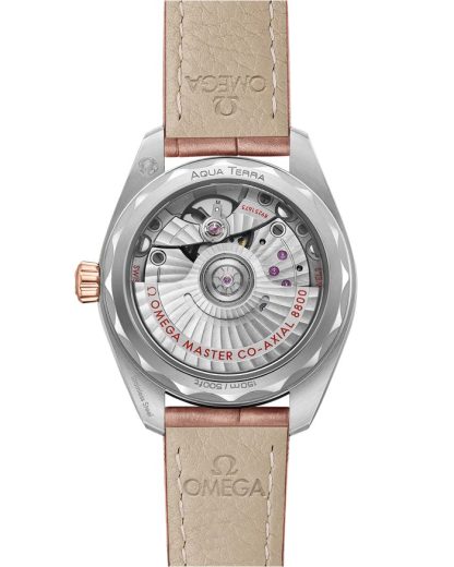 Omega Seamaster Aqua Terra 150M 34 mm, stål - Sedna™ guld på läderrem 220.28.34.20.59.001 - Bild 2