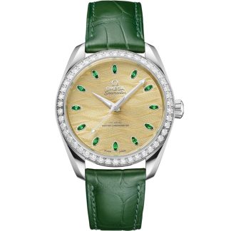 Omega Seamaster Aqua Terra 150M 38 mm, Canopus Gold™ på alligator 220.58.38.20.99.008