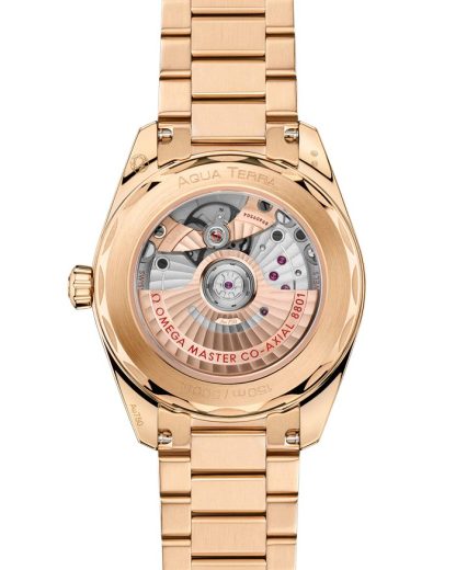 Omega Seamaster Aqua Terra 150M 38 mm, Moonshine™ guld på Moonshine™ guld 220.50.38.20.03.001 - Bild 2