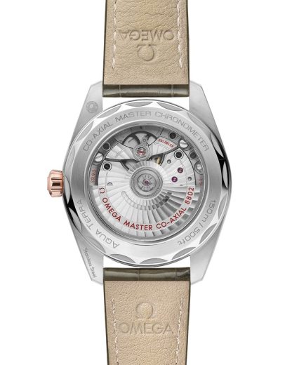 Omega Seamaster Aqua Terra 150M 38 mm, stål - Sedna™ guld på läderrem 220.23.38.20.60.001 - Bild 2