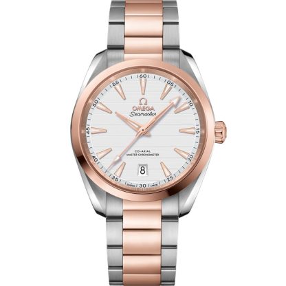 Omega Seamaster Aqua Terra 150M 38 mm, stål - Sedna™ guld på stål - Sedna™ guld 220.20.38.20.02.001