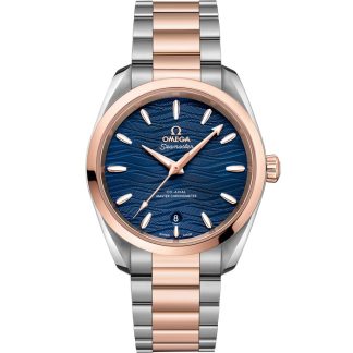 Omega Seamaster Aqua Terra 150M 38 mm, stål - Sedna™ guld på stål - Sedna™ guld 220.20.38.20.03.001