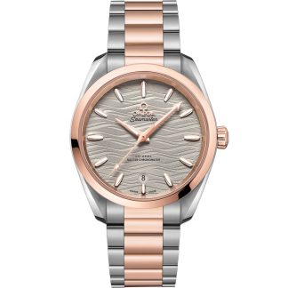 Omega Seamaster Aqua Terra 150M 38 mm, stål - Sedna™ guld på stål - Sedna™ guld 220.20.38.20.06.001