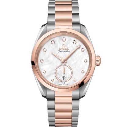 Omega Seamaster Aqua Terra 150M 38 mm, stål - Sedna™ guld på stål - Sedna™ guld 220.20.38.20.55.002