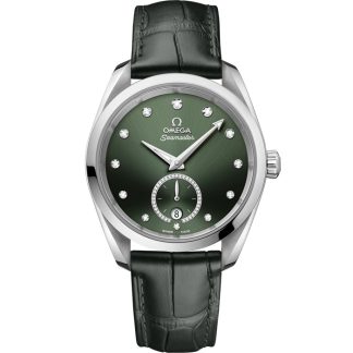 Omega Seamaster Aqua Terra 150M 38 mm, stål på läderband 220.13.38.20.60.001