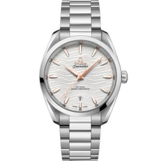 Omega Seamaster Aqua Terra 150M 38 mm, stål på stål 220.10.38.20.02.002