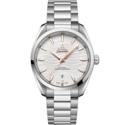 Omega Seamaster Aqua Terra 150M 38 mm, stål på stål 220.10.38.20.02.002