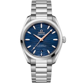 Omega Seamaster Aqua Terra 150M 38 mm, stål på stål 220.10.38.20.03.002