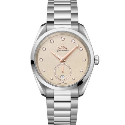 Omega Seamaster Aqua Terra 150M 38 mm, stål på stål 220.10.38.20.59.001