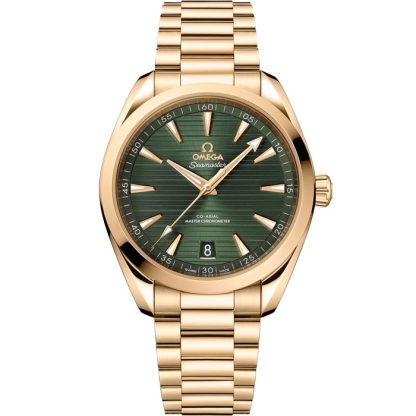 Omega Seamaster Aqua Terra 150M 41 mm, Moonshine™ guld på Moonshine™ guld 220.50.41.21.10.001