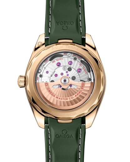 Omega Seamaster Aqua Terra 150M 41 mm, Moonshine™-guld på gummiband 220.52.41.21.10.001 - Bild 2