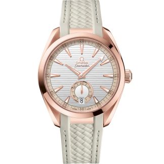 Omega Seamaster Aqua Terra 150M 41 mm, Sedna™ guld på gummiband 220.52.41.21.02.001
