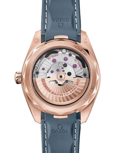 Omega Seamaster Aqua Terra 150M 41 mm, Sedna™ guld på gummiband 220.52.41.21.03.002 - Bild 2