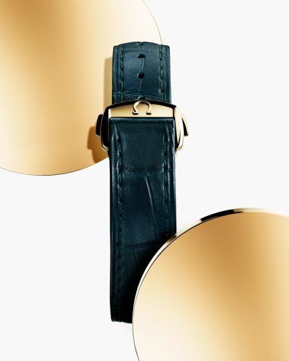 Omega Seamaster Aqua Terra Shades 34 mm, Moonshine™-guld på läderarmband 220.53.34.20.10.001 - Bild 5