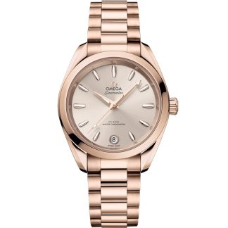 Omega Seamaster Aqua Terra Shades 34 mm, Sedna™-guld på Sedna™-guld 220.50.34.20.09.001
