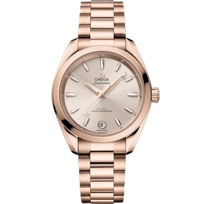 Omega Seamaster Aqua Terra Shades 34 mm, Sedna™-guld på Sedna™-guld 220.50.34.20.09.001