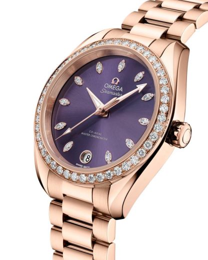 Omega Seamaster Aqua Terra Shades 34 mm, Sedna™-guld på Sedna™-guld 220.55.34.20.60.001 - Bild 3