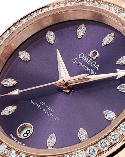Omega Seamaster Aqua Terra Shades 34 mm, Sedna™-guld på Sedna™-guld 220.55.34.20.60.001 - Bild 4