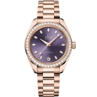 Omega Seamaster Aqua Terra Shades 34 mm, Sedna™-guld på Sedna™-guld 220.55.34.20.60.001