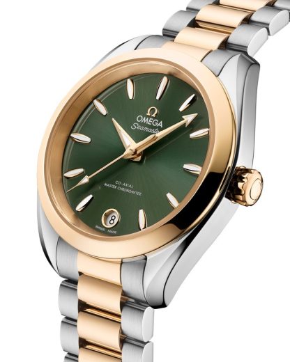 Omega Seamaster Aqua Terra Shades 34 mm, stål - Moonshine™ guld på stål - Moonshine™ guld 220.20.34.20.10.002 - Bild 3