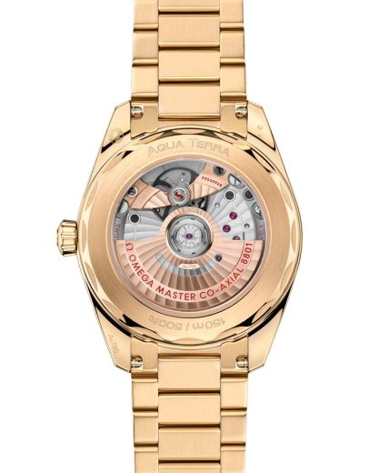 Omega Seamaster Aqua Terra Shades 38 mm, Moonshine™-guld på Moonshine™-guld 220.50.38.20.08.001 - Bild 2