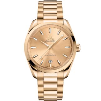 Omega Seamaster Aqua Terra Shades 38 mm, Moonshine™-guld på Moonshine™-guld 220.50.38.20.08.001