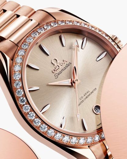 Omega Seamaster Aqua Terra Shades 38 mm, Sedna™-guld på Sedna™-guld 220.55.38.20.09.001 - Bild 4