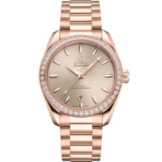 Omega Seamaster Aqua Terra Shades 38 mm, Sedna™-guld på Sedna™-guld 220.55.38.20.09.001