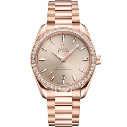 Omega Seamaster Aqua Terra Shades 38 mm, Sedna™-guld på Sedna™-guld 220.55.38.20.09.001
